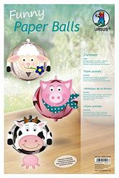 Ursus Funny Paper Balls Personnages en Ruban en Papier