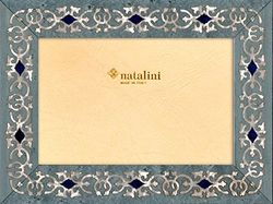 Natalini Marrakech Azzurro 13 X 18 13X18, Legno Tulipier, 13 X 18 X 1.5