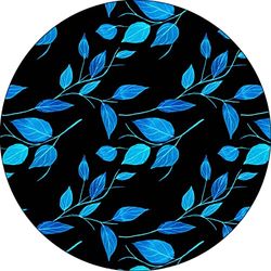 Bonateks, Ronde digitaal bedrukte muismat, antislip onderkant, voor kantoor en thuis, diameter: 22 cm