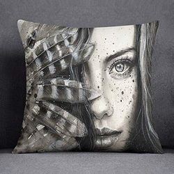 Bonamaison Funda de cojín, Cotton, Multicolor, 45X45