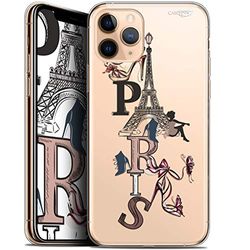 Caseink fodral för Apple iPhone 11 Pro Max (6,5) Gel HD [ tryckt i Frankrike - iPhone 11 Pro Max fodral - mjukt - stötskyddat ] snygg Paris