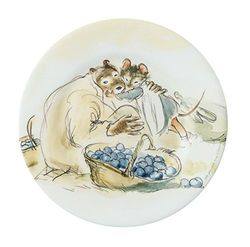 Ernest & Célestine EC921K dessertbord tuin diameter 20 cm, meerkleurig