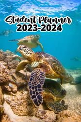 Student Planner 2023-2024 Turtle: A5, 1 Week on 2 Pages |(September 2023/ July 2024) for Middle Elementary , and High School ...