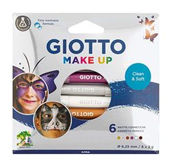 Giotto make-up stiften, metaal, 6 stuks