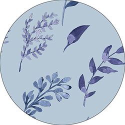 Bonateks, Ronde digitaal bedrukte muismat, antislip onderkant, voor kantoor en thuis, diameter: 22 cm