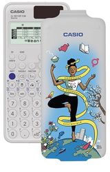Casio FX-991SP CW, calcolatrice scientifica con SDG illustrata da Paco Roca, consigliata per il curriculum spagnolo e portoghese, 5 lingue, oltre 560 funzioni, solare, bianco