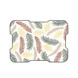 Bonamaison, Digitaal bedrukte muismat, antislip onderkant, voor kantoor en thuis, afmetingen: 22x18 cm