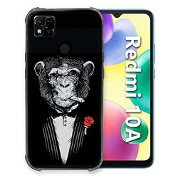 Cover per Xiaomi Redmi 10A Decale Scimmia Mafia