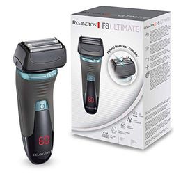 Remington Afeitadora de Láminas Ultimate Series F8 - Máquina de Afeitar Inalámbrica, Láminas Lift Logic, Cabezal de Recorte Híbrido, 60 min Autonomía, Batería de Litio, Resistente al Agua - XF8705
