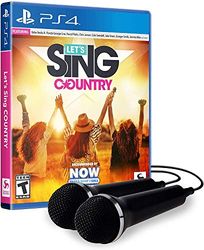 Let's Sing Country - 2 Mic Bundle for PlayStation 4 [USA]