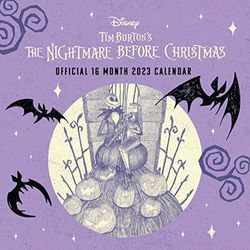 Disney Nightmare Before Christmas Calendar 2023 - Month to a View Planner 30cm x 30cm - Official Merchandise