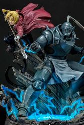 Prime 1 Studio Fullmetal Alchemist beeldje 1/6 Edward & Alphonse Elric Deluxe versie 56 cm