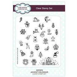 Advent Calendar A5 Clear Stamp Set