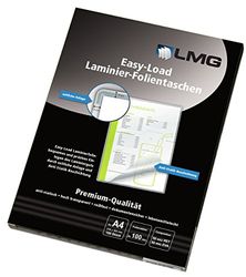 LMG lmge di plastificazione A4 – 100 fogli Easy entry A4, 216 X 303 mm, 2 X 100 Mic, 100 pezzi