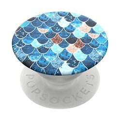 PopSockets PopGrip - Supporto e Impugnatura per Telefoni Cellulari e Tablet con Un Top Intercambiabile - Really Mermaid