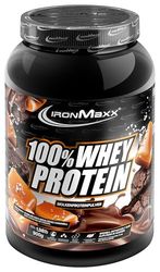 IronMaxx 100% Whey Protein Poudre - Cookie au Chocolat Noir Caramel Salé Boîte de 900g | poudre de protéine de lactosérum réduite en sucre et soluble dans l'eau | de nombreuses saveurs différentes