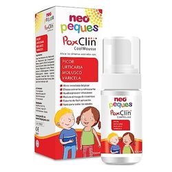 NEO PEQUES Poxclin Alívio de comichão - uso externo ou utâneo - contribui para o processo de cura natural da pele - aplicar ao menos 3 vezes ao dia, Coolmousse camomila camomila e lavanda | 100 ml