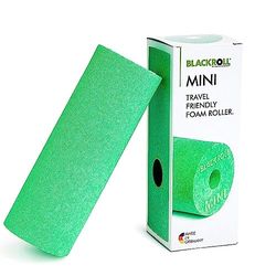 BLACKROLL MINI (5x15 cm) | Le petit rouleau de massage en mousse original pour l'exercice des fascias, le fitness, le yoga et la récupération musculaire en vert