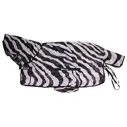 Bucas Buzz-Off Couverture Anti-Mouches Zebra col intégral 120 cm