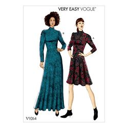 Vogue Patterns 9264 E5, Misses Petite Dress,Sizes 14-22, Tissue, Multicoloured, 15 x 0.5 x 22 cm