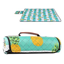 Sekey Coperta da Picnic all'aperto Lavabile in Lavatrice Coperta da Spiaggia Impermeabile Tappeto Campeggio composta da Tre Strati (Poliestere 150D, Cotone e Oxford 210 D), 170 x 140 cm
