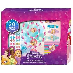 Boîte avec accessoires cheveux et fantaisie 30 unités. Princesses