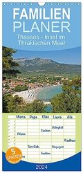 Familienplaner 2024 - Thassos - Insel im Thrakischen Meer mit 5 Spalten (Wandkalender, 21 x 45 cm) CALVENDO: Thassos, die nördlichste bewohnte Insel der Ägäis.