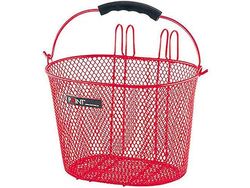 Point Fahrradkorb Cor cesta infantil VR-vermelho-exclusivo de malha estreita, (25 x 16 x 16 cm)