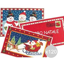 Glooke Selected Set 120 Tappeto Christmas 50X80 Decorazione per La Casa, Multicolore, Unica