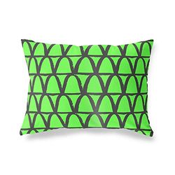 BonaMaison Fundas para Cojínes, Verde Neón-Humo Funda de Almohada para Sofá Coche Silla Oficina Cama Decorativa Moderna Decoración del Hogar, 35x50 Cm - Diseñado y Fabricado en Turquía