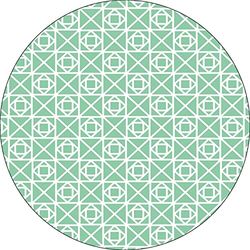 Bonateks, Ronde digitaal bedrukte muismat, antislip onderkant, voor kantoor en thuis, diameter: 22 cm