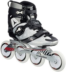 Roces Lab, Patines en Línea Unisex, Multicolor (Negro/Plateado), 44
