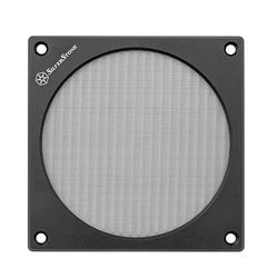 SilverStone SST-FF127B, Kit grille et filtre pour ventilateur 120 mm, Fixation magnétique pour une installation rapide et facile