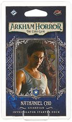 Fantasy Flight Games, Arkham Horror The Card Game: Investigator Starter Deck - Nathaniel Cho Investigator, Card Game, Ages 14+, 1 to 4 Players, 60 to 120 Minutes Playing Time