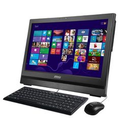 MSI Wind Top AP2021-013X komputer stacjonarny All-in-One 20" (Intel Core_i3, 4 GB pamięci RAM, 500 GB dysku twardego, Intel HD, bez systemu operacyjnego), Czarny