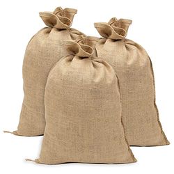 La Cordeline ACJN120M-L3 - Set di 3 sacchetti in tela iuta, 41 x 60 cm, 400 g/m2, circa 15 kg