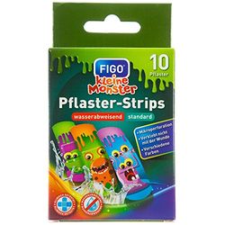 Figo Patches infantis "Kleine Monster" (1 x 10 unidades)