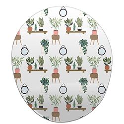 Bonamaison, Tapis de Souris Ergonomique avec Repose-Poignet - Impression numérique - pour Le Bureau et la Maison - 20 x 23 cm