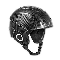 Black Crevice Kitzbühel Casque de Ski Unisexe pour Adulte L Carbone