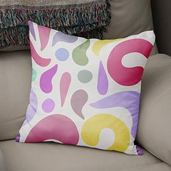 Bonamaison Decorative Cushion Cover, Polycotton, Multicolor, Standard