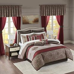 Madison Park Room in a Bag, Red, Queen