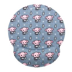 WONDEE Dobby Harry Potter Alfombrilla Ratón Ergonómica del Elfo Doméstico Dobby con su Calcetín, Mousepad con Almohadilla Ratón Reposamuñecas Gel, Harry Potter Regalos Originales Disney