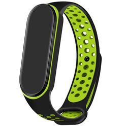 COOL SMARTPHONES & TABLETS ACCESSORIES Cinturino per Xiaomi Mi Band 5 / Mi Band 6 / Amazfit Band 5 Sport Nero-Verde