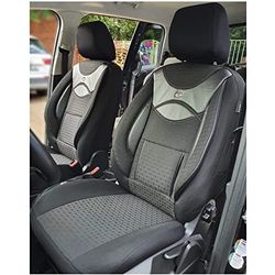 Housses de siège sur Mesure compatibles avec Ford EcoSport 2 conducteur et Passager à partir de 2012 - Numéro de Couleur : 128.