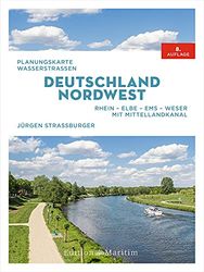 Planungskarte Wasserstraßen Deutschland Nordwest: Rhein-Elbe-Ems-Weser. Mit Mittellandkanal