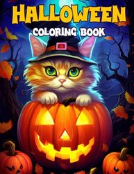 Halloween Coloring Book For Kids: Over 50 Cute and Spooky | Gift for Boys and Girls