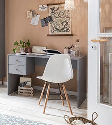 Schildmeyer Jonte bureau, houtmateriaal, Feel Grey, 117 x 67 x 73,5 cm