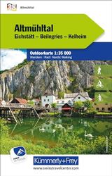 Altmühltal Eichstätt, Beilngries, Kelheim Nr. 38 Outdoorkarte Deutschland 1:35 000: Free Download mit HKF Outdoor App: 992