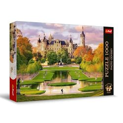 Trefl Premium Plus Quality - Puzzle Photo Odyssey: Schwerins slott, Tyskland - 1000 bitar, Unik fotoserie, Perfekt passande bitar, för vuxna och barn från 12 år