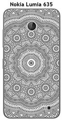 Onozo Coque Mandala Rosace pour Nokia Lumia 635